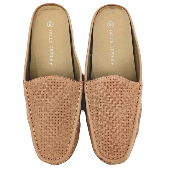 Falls Creek Women's 8 Slip-On Basket Weave Flats - Picture 1 of 14